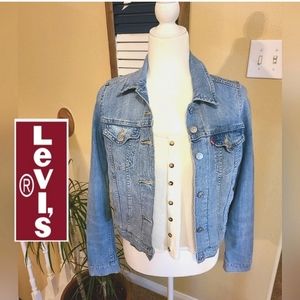 Levi's Denim Jean Jacket, Original Red Tag Trucker, Size - S